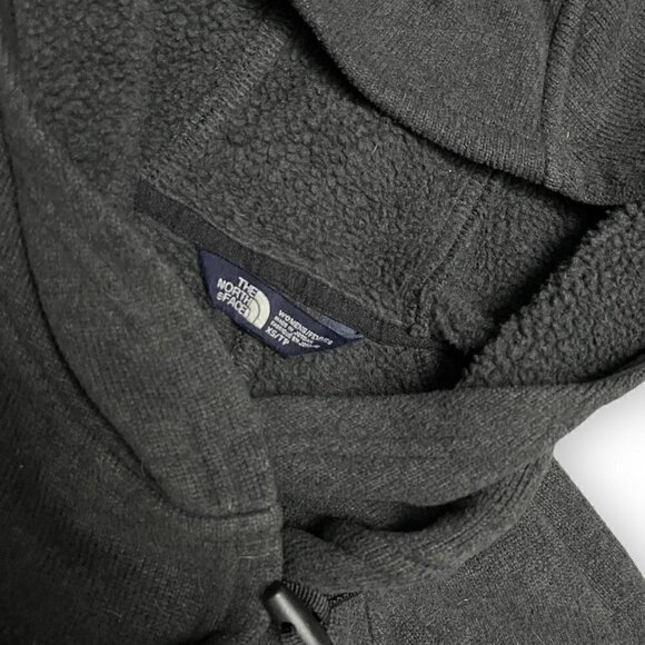 The North Face Fleece Designer Hoodie Shawl Cape Poncho - Womens XS - Picture 3 of 4